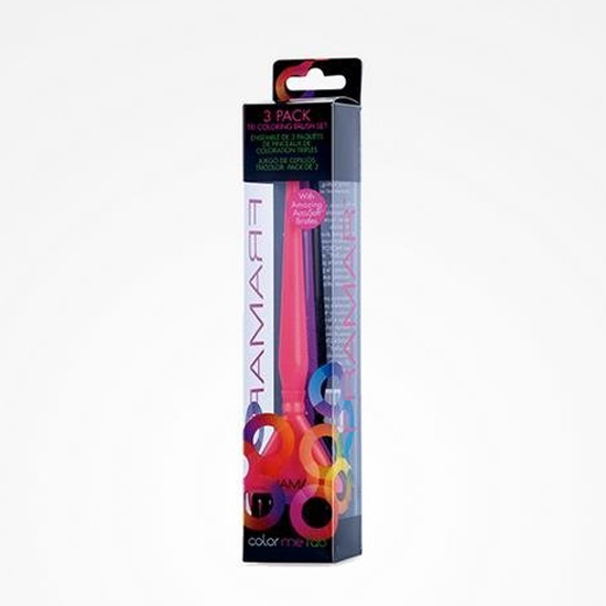 PAINT BRUSHES SET BLACK PINK PURPLE FRAMAR - 1603624 ACCESSORIES - WORK PRODUCTS - HAIR COLOUR ACCESORIES 