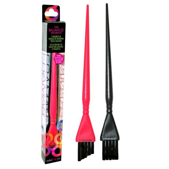 BALAYAGE BRUSHES SET 2PCS FRAMAR - 1603625 ACCESSORIES - WORK PRODUCTS - HAIR COLOUR ACCESORIES 
