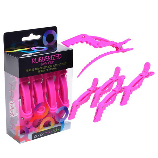 Hairdressing clips pink FRAMAR - 1603784 ACCESSORIES - WORK PRODUCTS - HAIR COLOUR ACCESORIES 