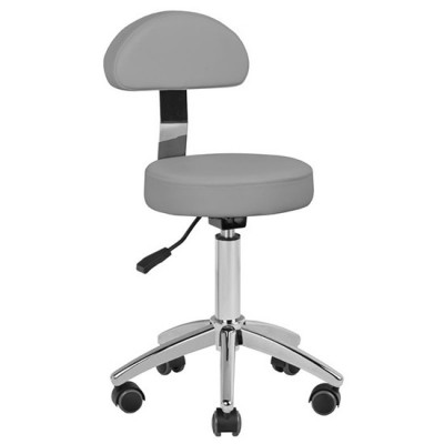 Professional manicure stool AM-304 grey – 0125620