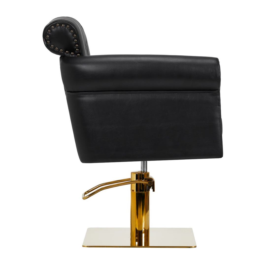 Professional salon chair Berlin Gold black-0148100 HAIR SALON CHAIRS 