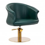 Hair salon chair Versal Green Gold- 0148442 HAIR SALON CHAIRS 