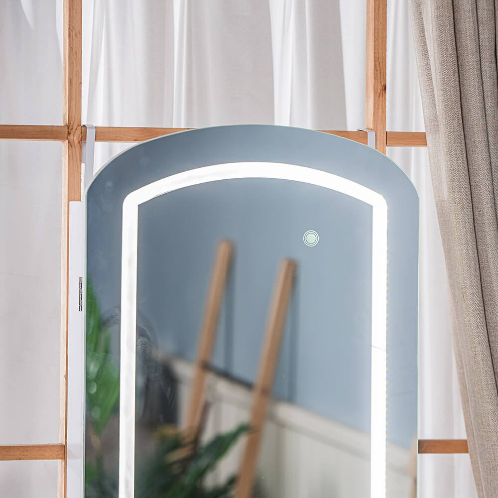 Wall Led Light Jewelry Mirror Cabinet -6900245