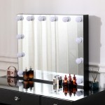 Тоалетка "Vanity"120cm  със стъклен плот и огледало - 6961059