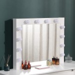 Make-up table Large & Hollywood Mirror 130cm-6900169 BOUDOIR LUXURY COLLECTION