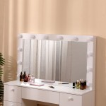 Vanity Dressing Table & Led Ηollywood Miror-6961065 BOUDOIR LUXURY COLLECTION