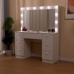 Vanity Dressing Table & Led Ηollywood Miror-6961065 BOUDOIR LUXURY COLLECTION