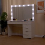 Vanity Dressing Table & Led Ηollywood Miror-6961070 BOUDOIR LUXURY COLLECTION