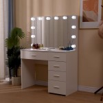 Vanity Dressing Table & Led Ηollywood Miror-6961069 BOUDOIR LUXURY COLLECTION