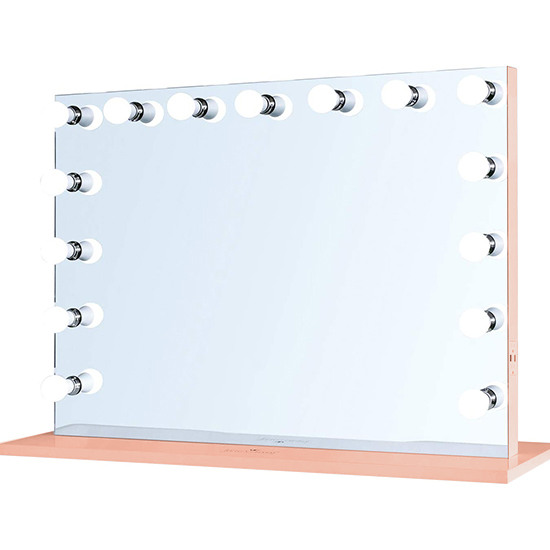 Hollywood Mirror PRO Full Frame Rose Gold 100x80cm - 6900215 HOLLYWOOD MIRRORS