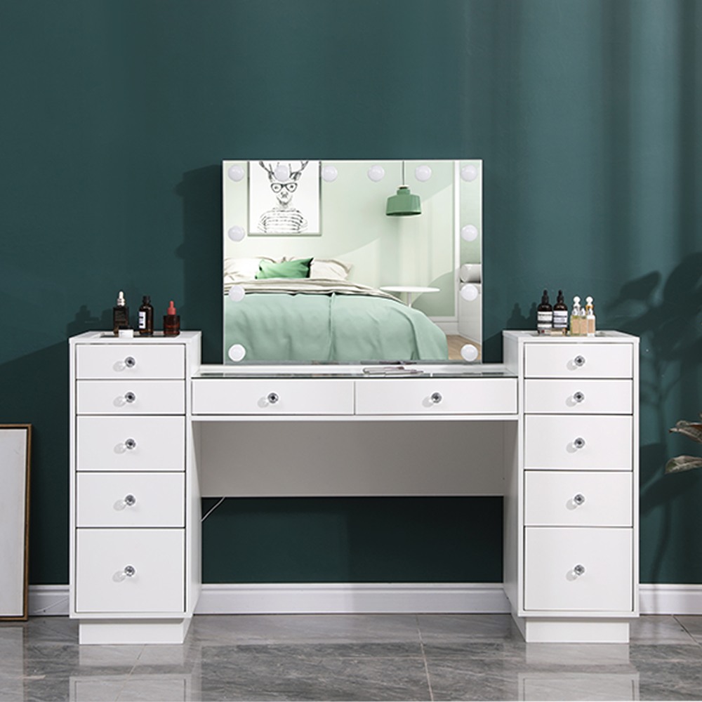 Vanity Table & Ηollywood Full Mirror Narcissus 165cm-6961061 BOUDOIR LUXURY COLLECTION