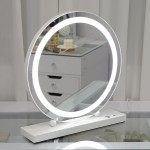 Led Hollywood Mirror with 3 lighting colors White-6900232
