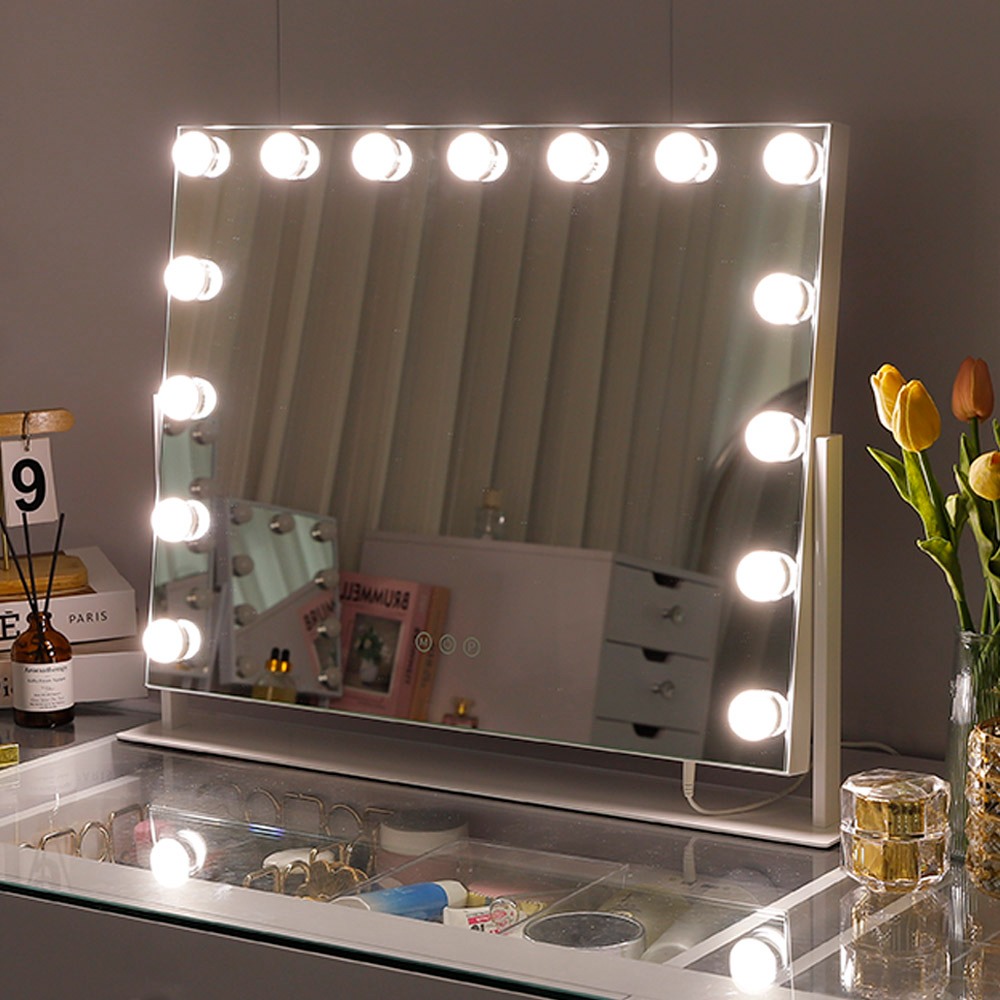 Hollywood Mirror full frame with 3 lighting colors 58x46cm-6900228