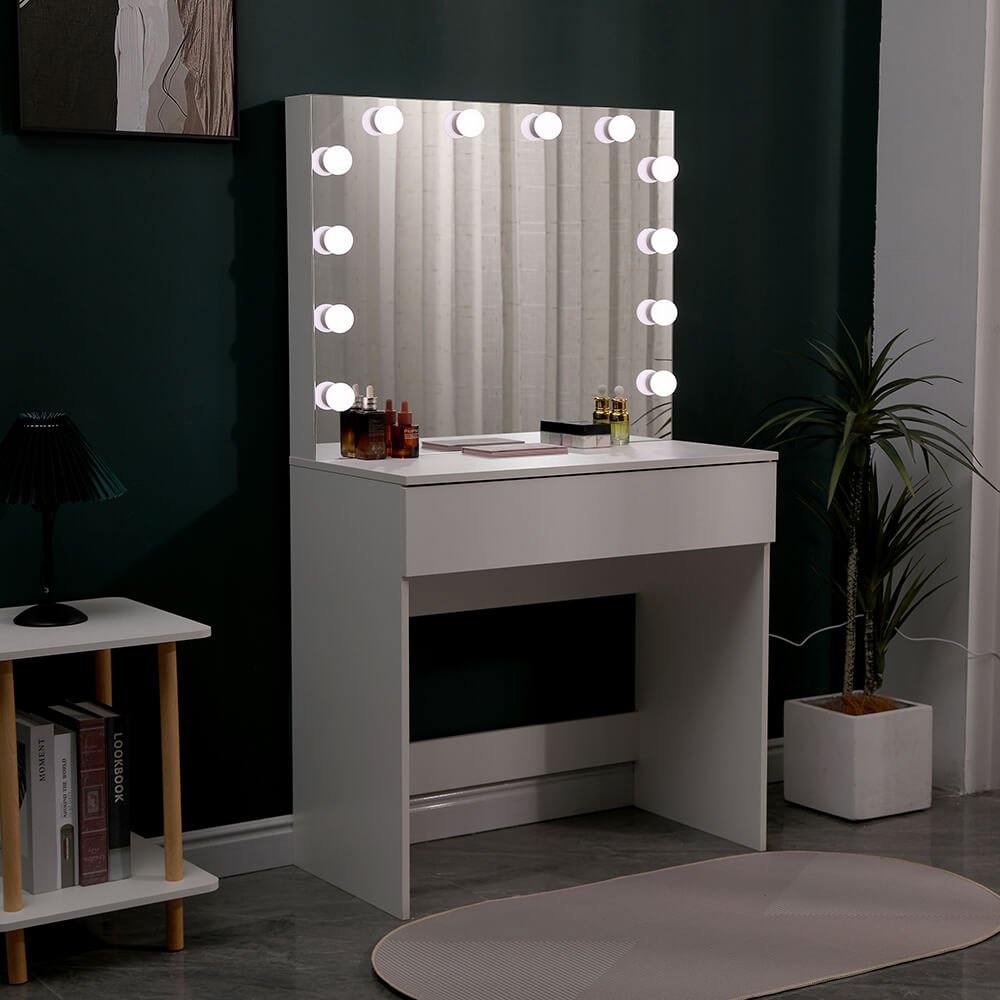 Make-up table & Hollywood Mirror 80cm- 6900167 BOUDOIR LUXURY COLLECTION