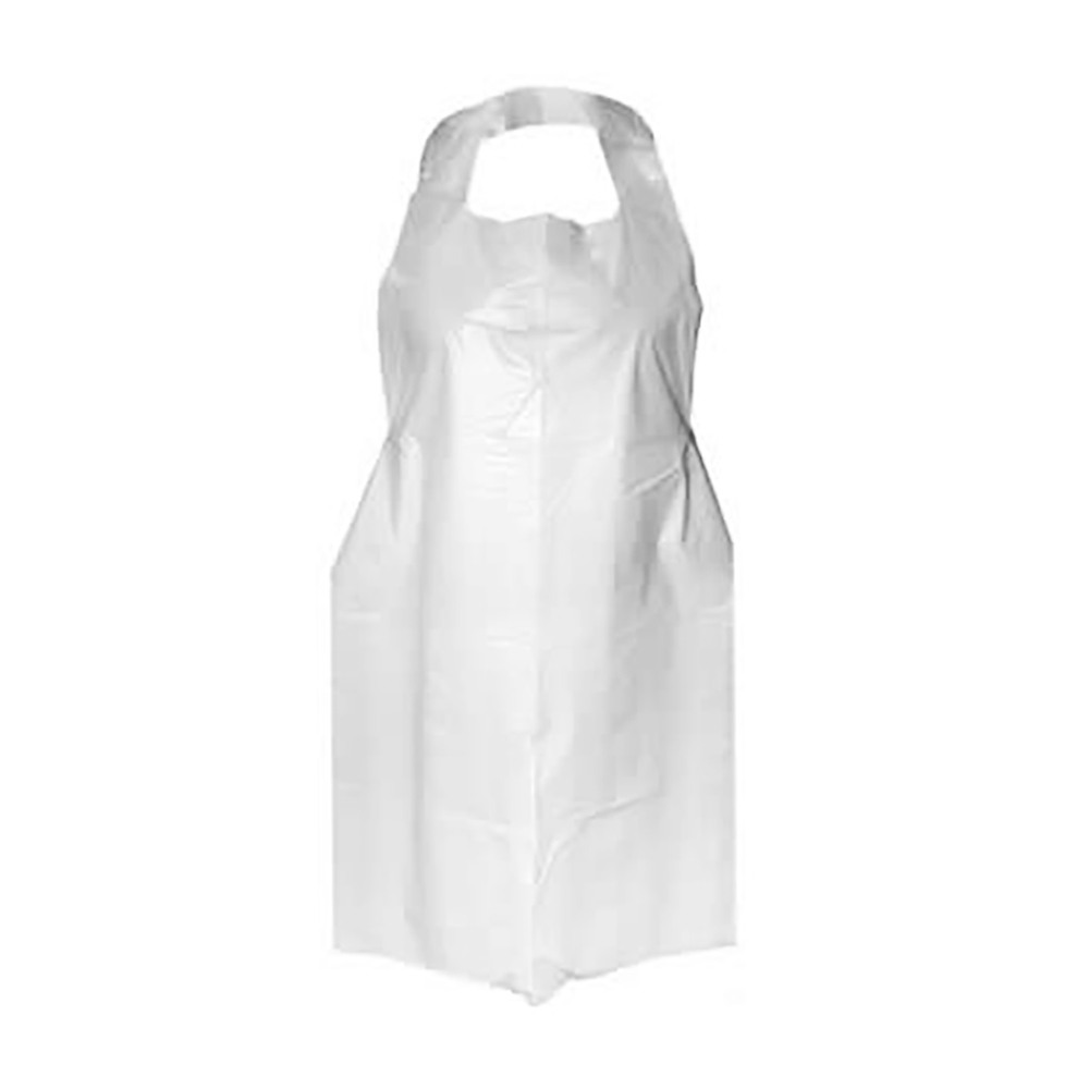 Disposable plastic aprons White 62x120СМ.-1624318 SINGLE USE PRODUCTS