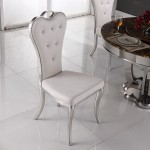 Luxury Chair Mirror Stainless Steel So Style Love Shape white - 6920007 KING & QUEEN FURNITURE