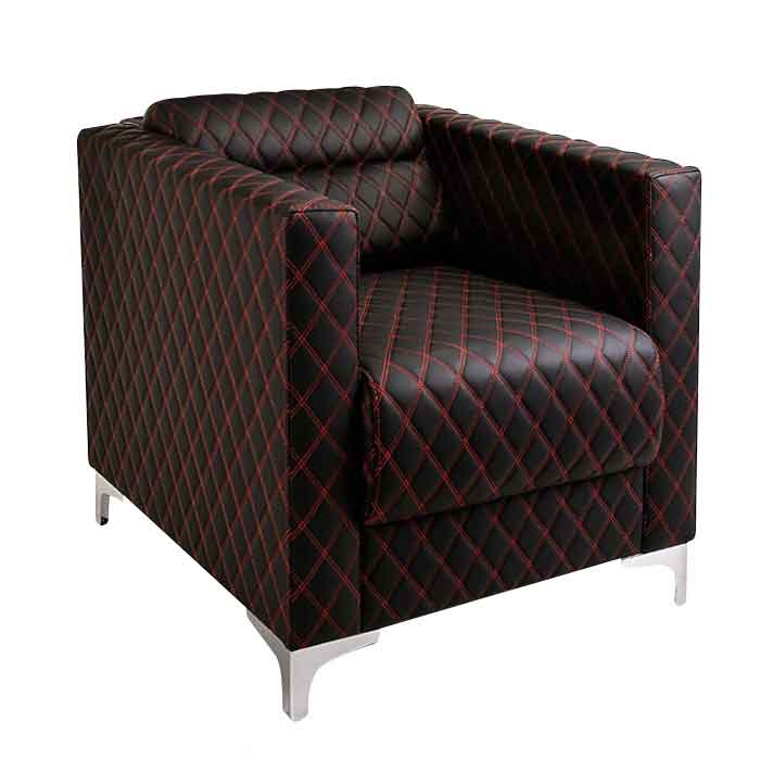 Professional salon chair Glasgow Black & Red - 8600017 HAIR SALON CHAIRS 