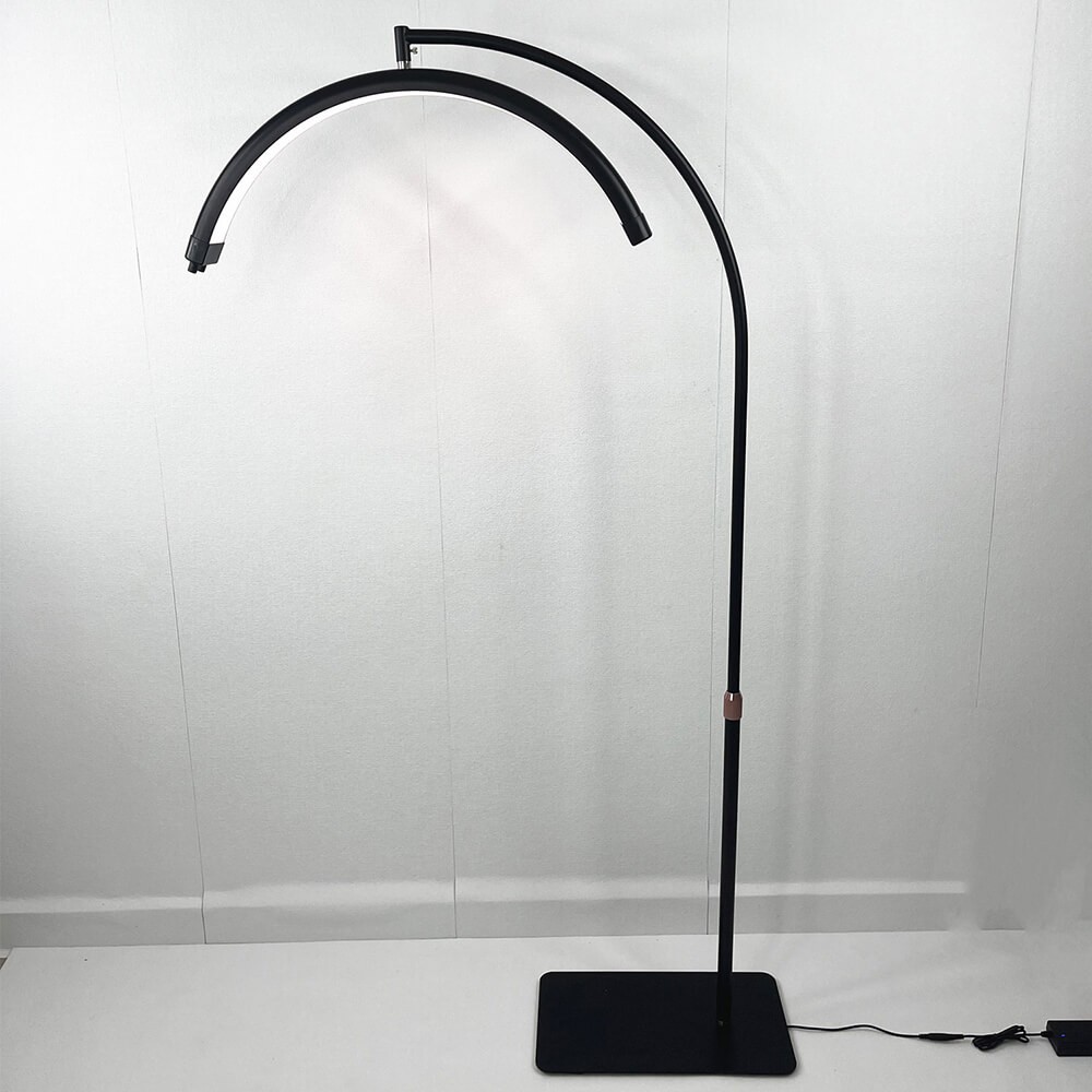 Professional led moon light Pro innovation Patented  27 inch Black- 6600068 RING & BEAUTY LIGHTS