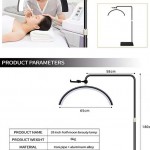 Professional Led Moon Light Pro classic With Phone Holder 28 Inch. Black- 6600062 RING & BEAUTY LIGHTS