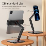Professional Table Photo Stand Black  -6600048 RING & BEAUTY LIGHTS