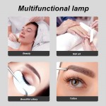 LED lamp Half Moon with photo intensity adjustment 75cm Pink-6600078 РАБОТНИ ЛАМПИ