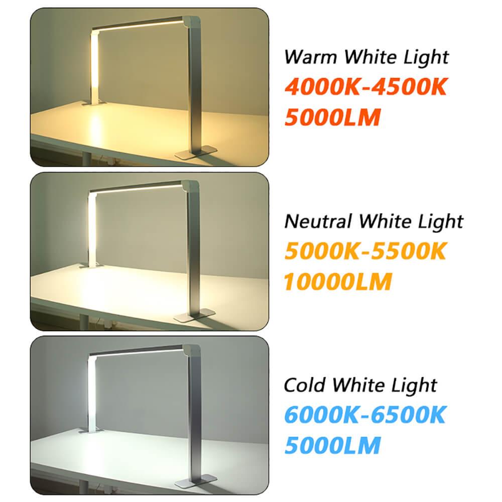 Foldable Led lamp 77cm with intensity and color adjustment Silver-6600083