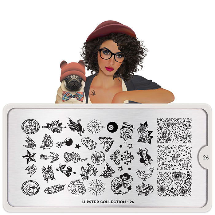 Image plate hipster 26 - 113-HIPSTER26 HIPSTER