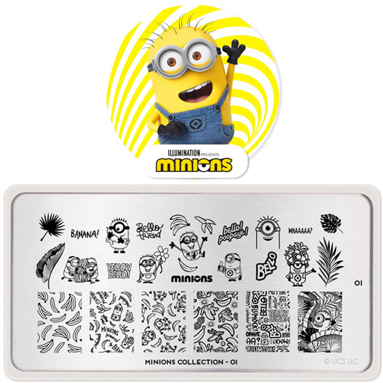 Image plate Minions 01 - 113-MINIONS01 NEW ARRIVALS