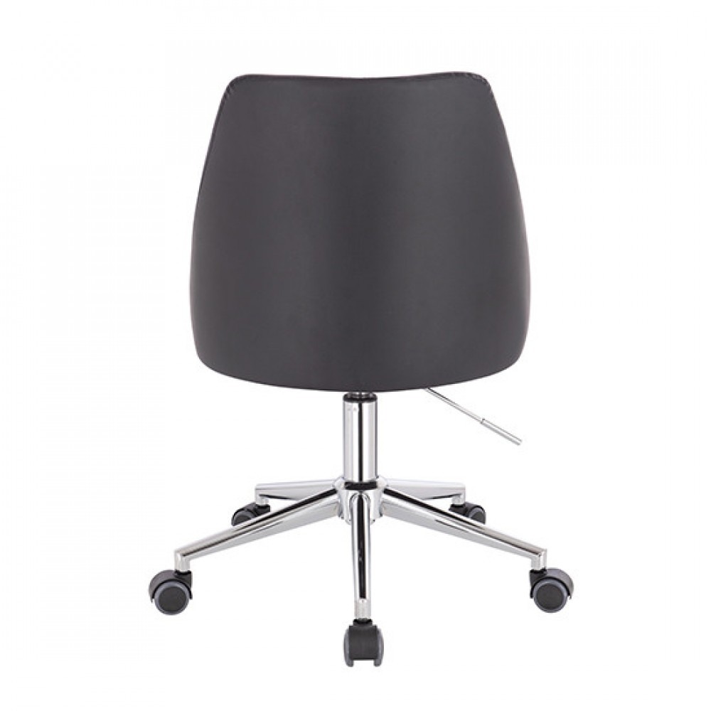 Vanity Chair PU Leather Black color - 5400251 AESTHETIC STOOLS