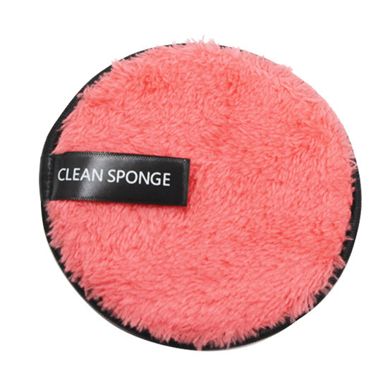 Makeup remover and cleansing sponge, pink  - 3280449