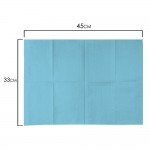 Disposable towels Three-layer sky blue box 125 pcs - 1080816 SINGLE USE PRODUCTS