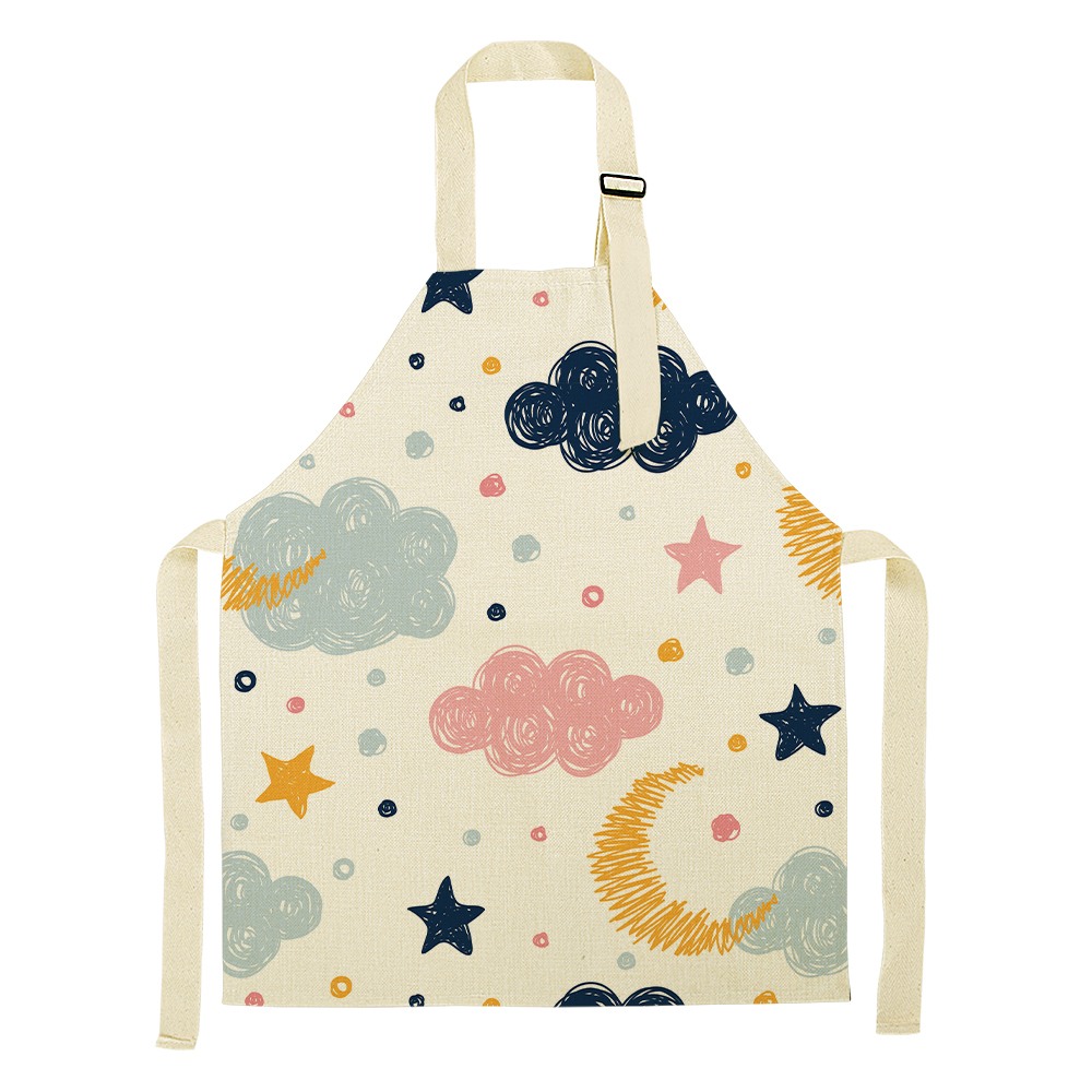 Working Apron for Beauty Experts Sketchy Sky - 8310305