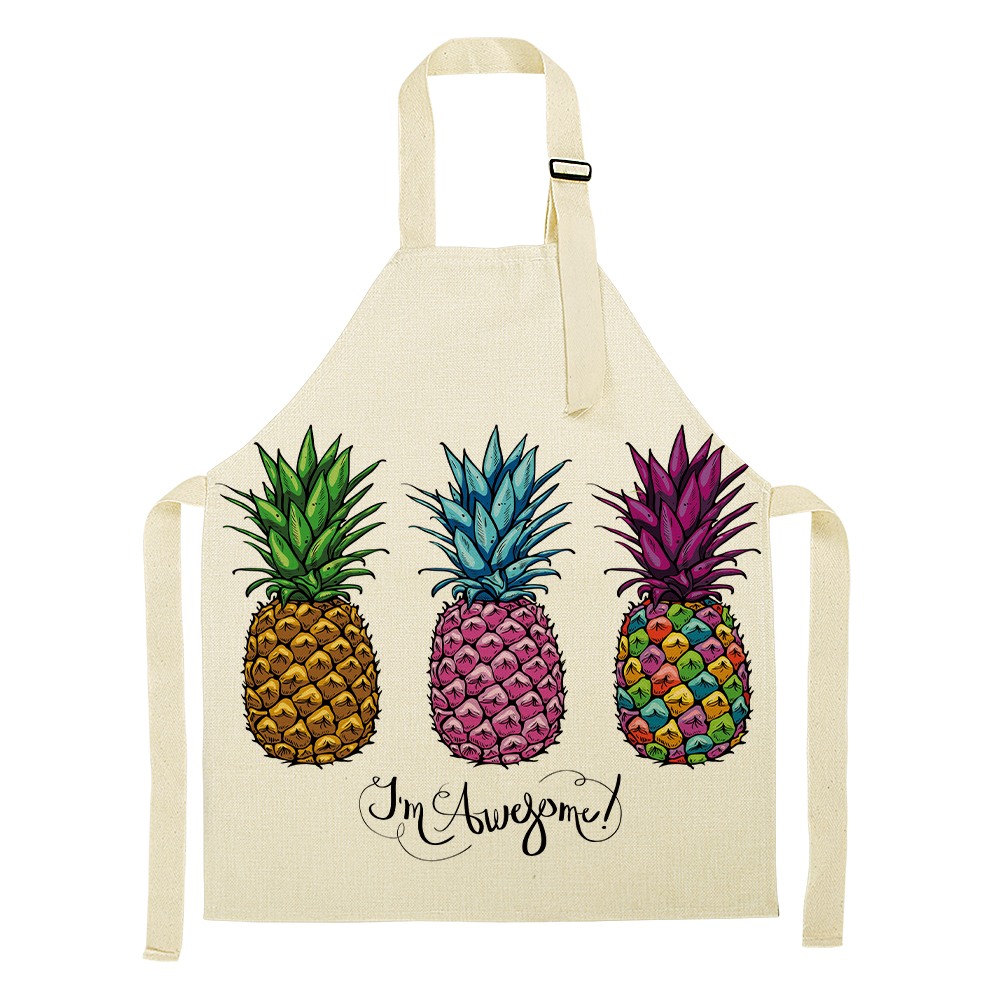 Working Apron for Beauty Experts Pineapples - 8310313