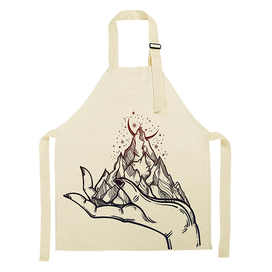 Working Apron for Beauty Experts Mountain Top - 8310245 WORKING APRON FOR BEAUTY EXPERTS
