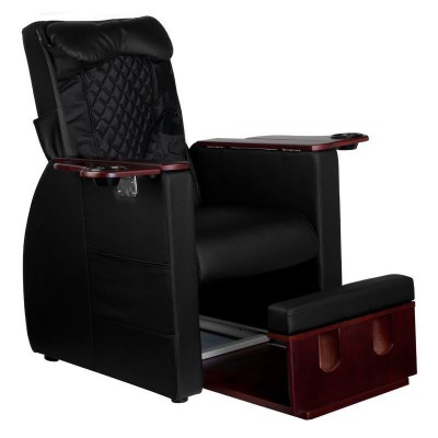Pedicure Spa Electric Armchair with massage and backrest adjustment in black - 0125978