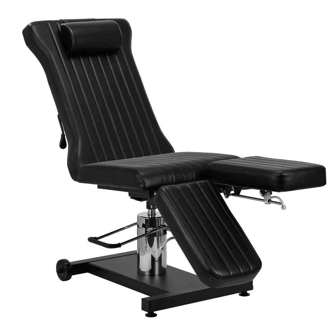  Professional tattoo chair Black Ink 611-0147806 CHAIRS WITH HYDRAULIC-MANUAL LIFT