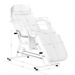 Professional tattoo & aesthetic chair - 0133199 CHAIRS WITH HYDRAULIC-MANUAL LIFT