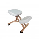 Work stool for massage White-9030123  Фиксирани и сгъваеми работни легла