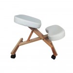 Work stool for massage White-9030123 STANDARD BEDS - PORTABLE BEDS