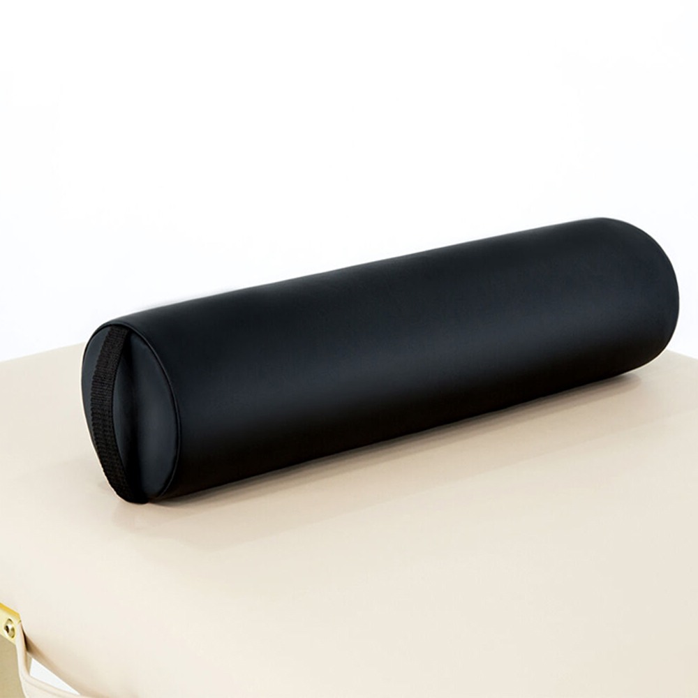 Bolster pillow for massage cylindrical black 50x15cm -9030128  Фиксирани и сгъваеми работни легла