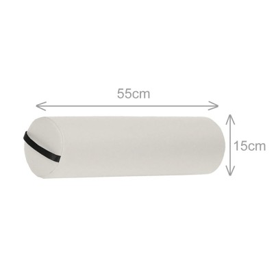 Bolster pillow for massage cylindrical white 50x15cm-9030127