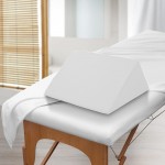 Wedge massage and physiotherapy pillow white 50X40X13 cm -9030125  Фиксирани и сгъваеми работни легла