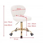 Privilege hair salon stool White Gold PU-5420194