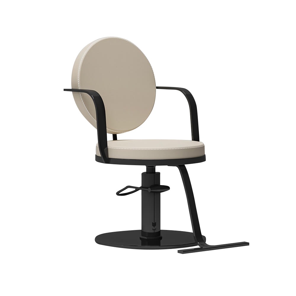 Privilege Barber Chair Cream Black-6991223 FREE SHIPPING