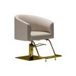 Privilege Barber Chair Light Brown Gold-6991225 FREE SHIPPING