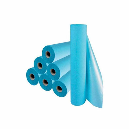 Bed roll paper sky blue - 1080251 SINGLE USE PRODUCTS