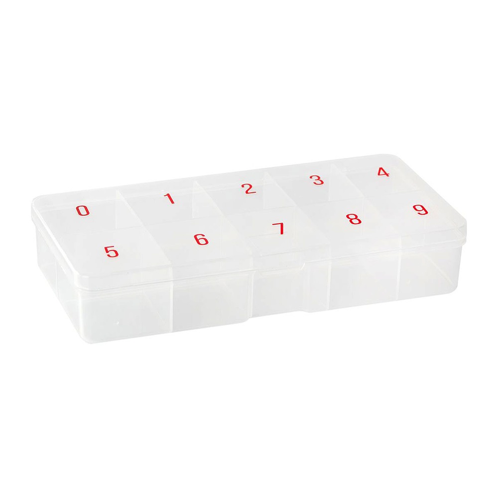 Material organization tray with 10 places C45-0144339 OTHER CONSUMABLES-NAILS FORMS-TIPS-EDUCATIONAL MATERIAL