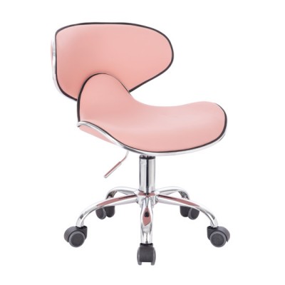 Professional pedicure & cosmetic stool light pink - 5410109