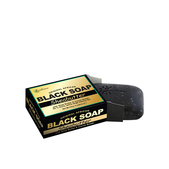 ЧЕРЕН САПУН "МАСЛО ОТ ШИЙ" - 1240104 ORIGINAL AFRICAN BLACK & BUTTER SOAPS FOR FACE & BODY