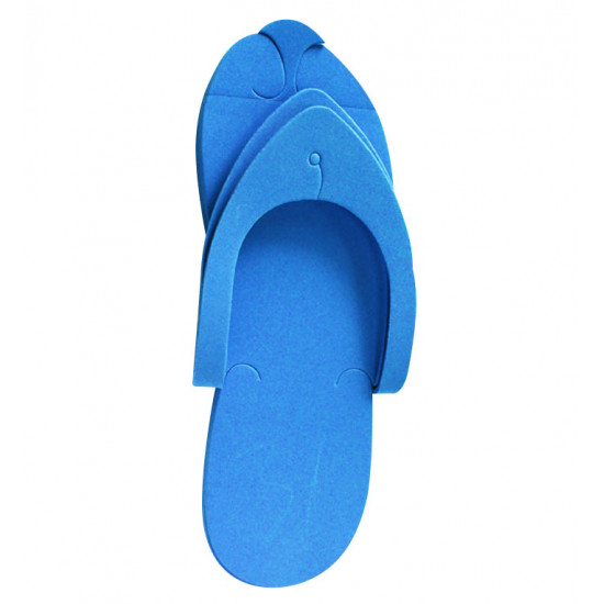Pedicure and aesthetic slippers package 12 pairs navy blue - 3280033 SINGLE USE PRODUCTS